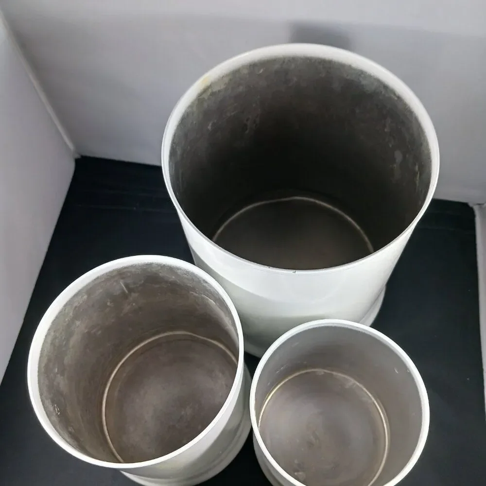 Vintage 70's  MCM 3pc Canister Set